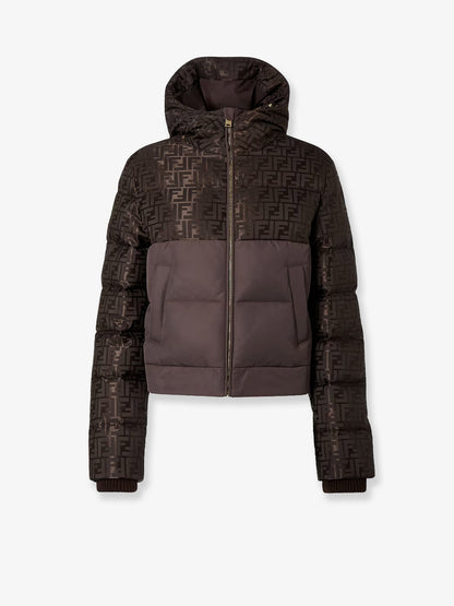 FF Jacquard nylon down jacket thumbnail