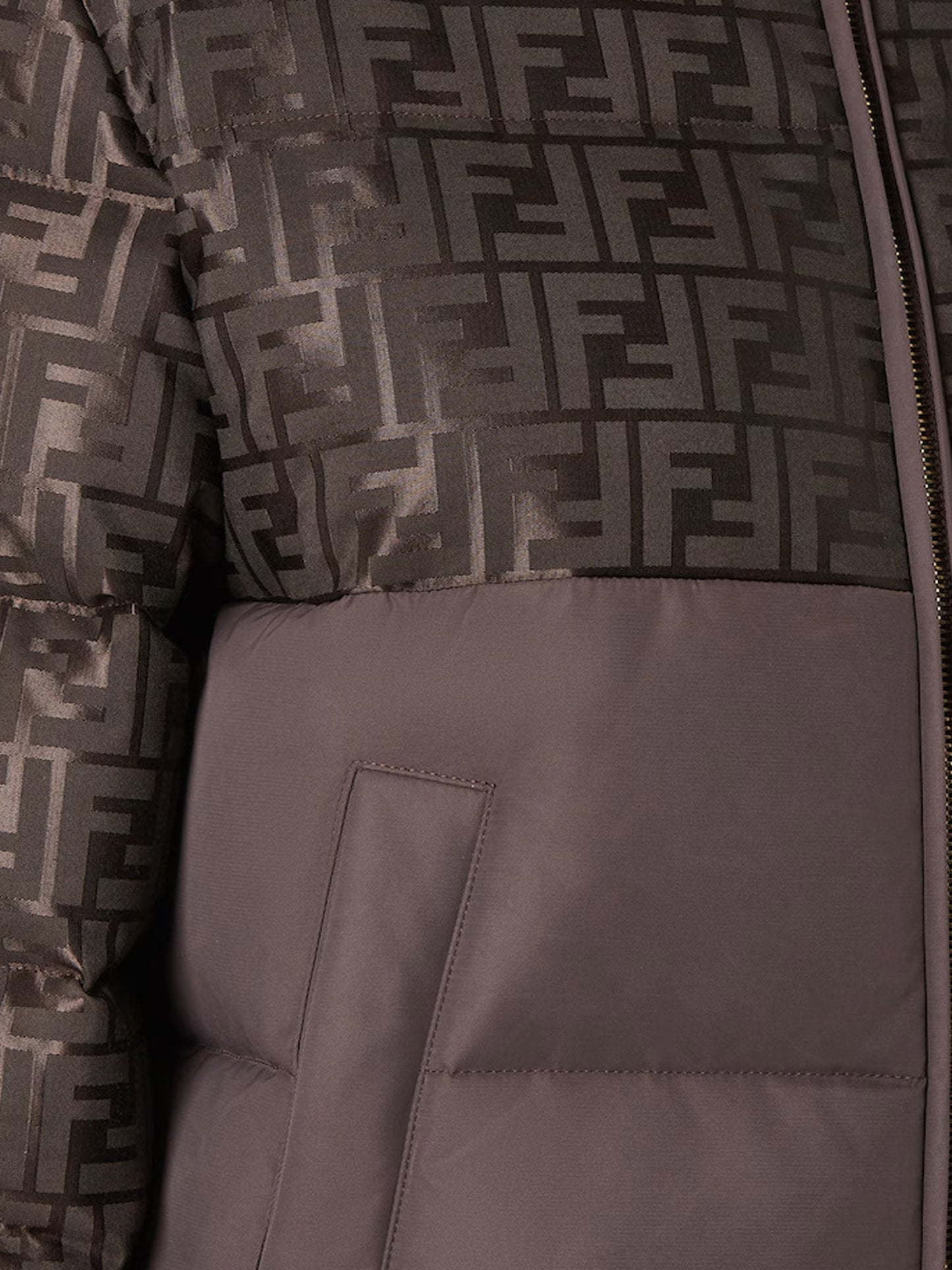 FF Jacquard nylon down jacket