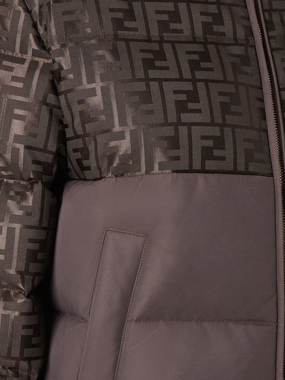 FF Jacquard nylon down jacket thumbnail
