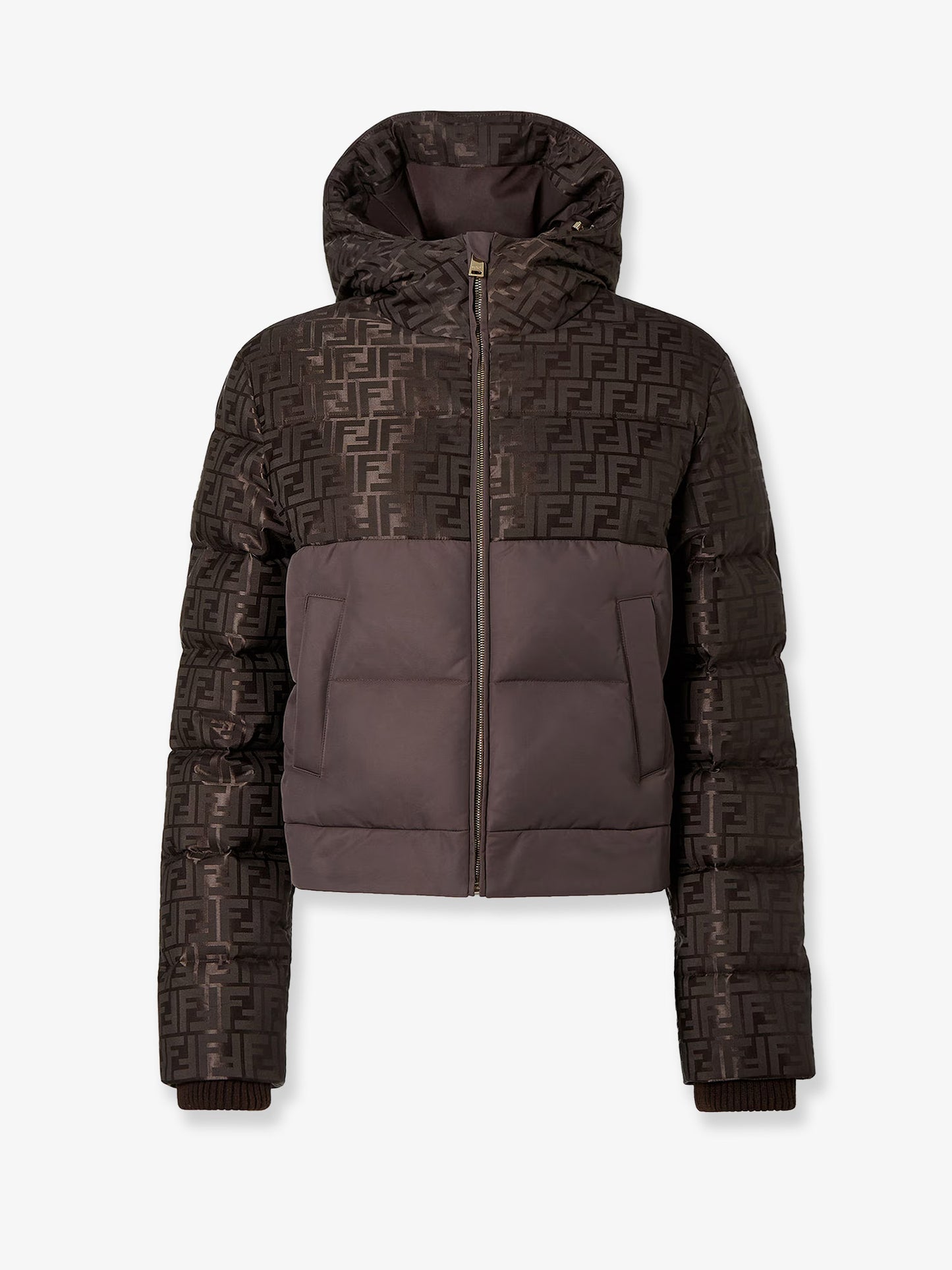 Down Jacket with FF Jacquard insert