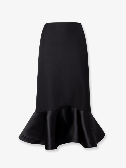 Grain de pouder wool skirt