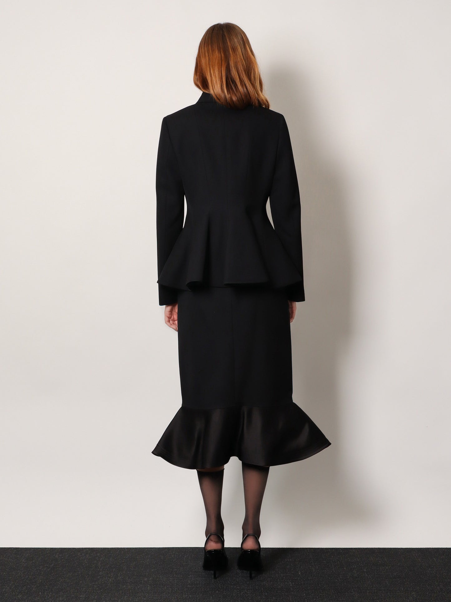 Grain de pouder wool skirt