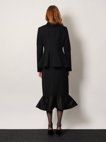 Grain de pouder wool skirt thumbnail