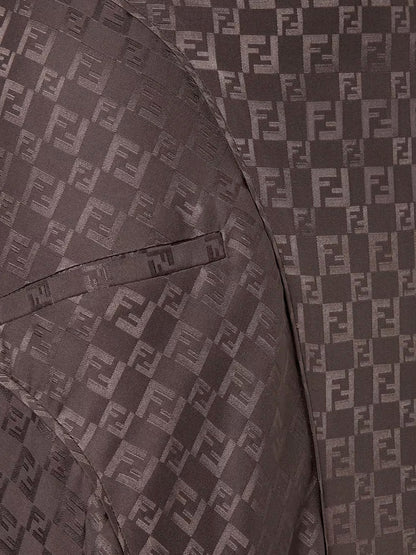 Midi FF jacquard silk skirt thumbnail