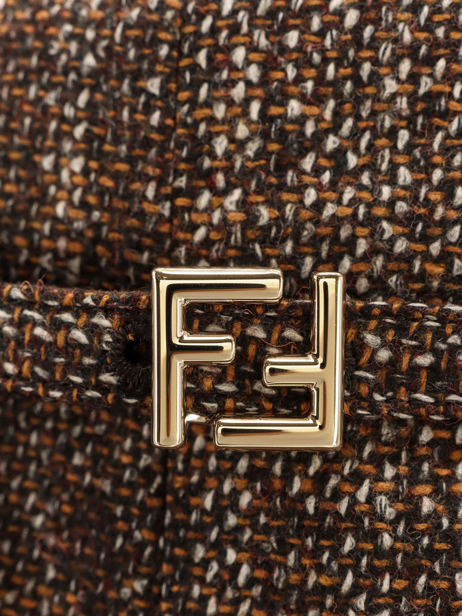 Alpaca and wool shorts FENDI - Nugnes1920