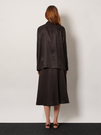 Camicia in seta con motivo FF thumbnail