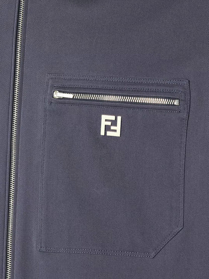 Cotton jacket with FF detail thumbnail