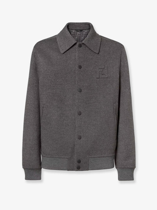 Double wool jacket with FF detail