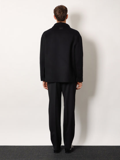 Wool coat with FF embossed detail thumbnail