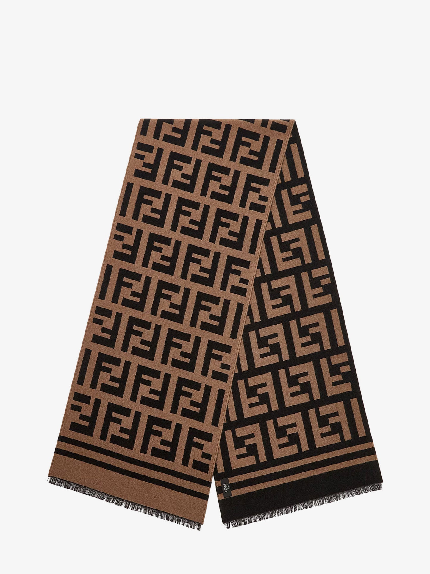 Wool and silk scarf