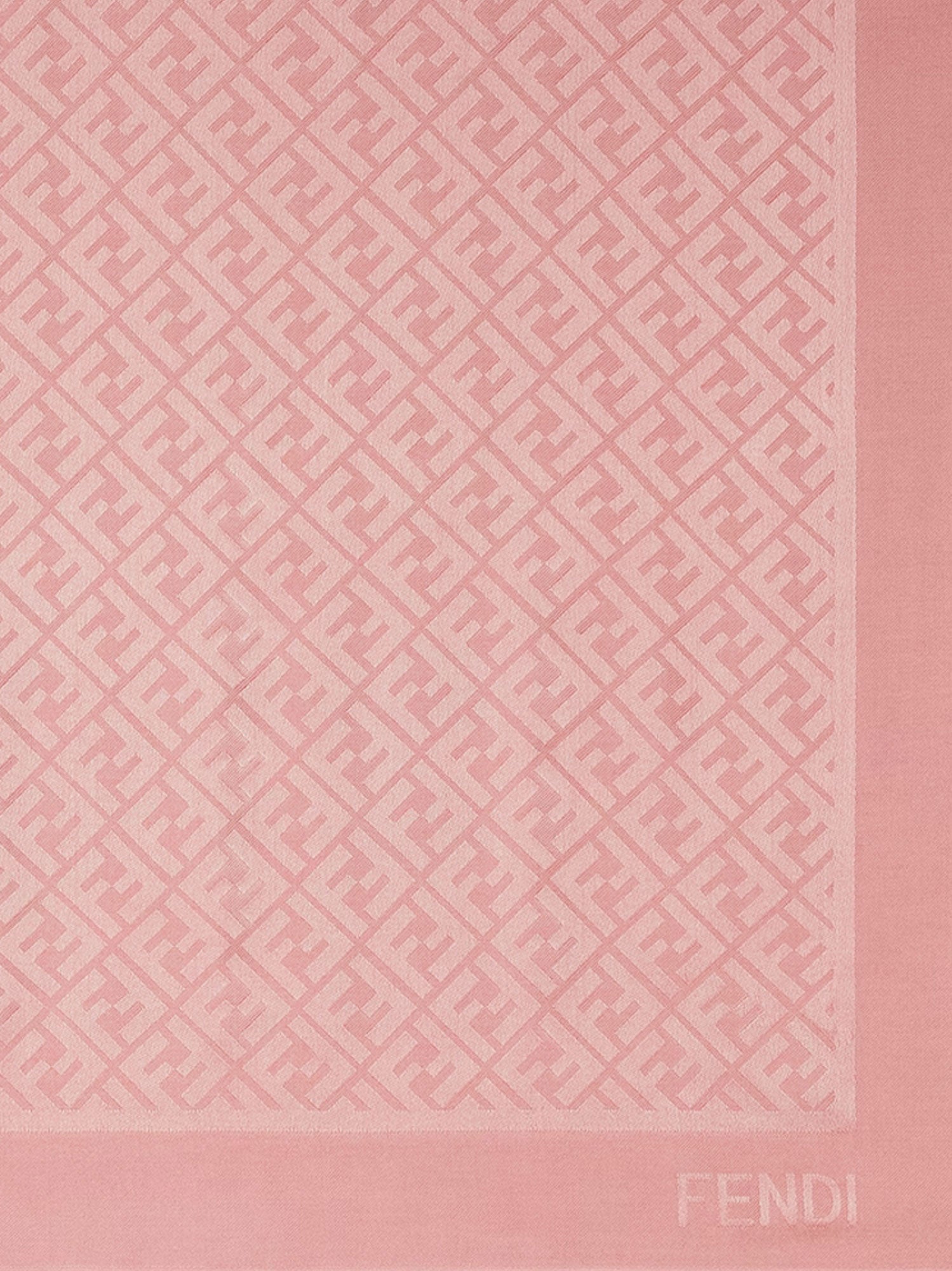 Organic silk and wool shawl FENDI Nugnes1920