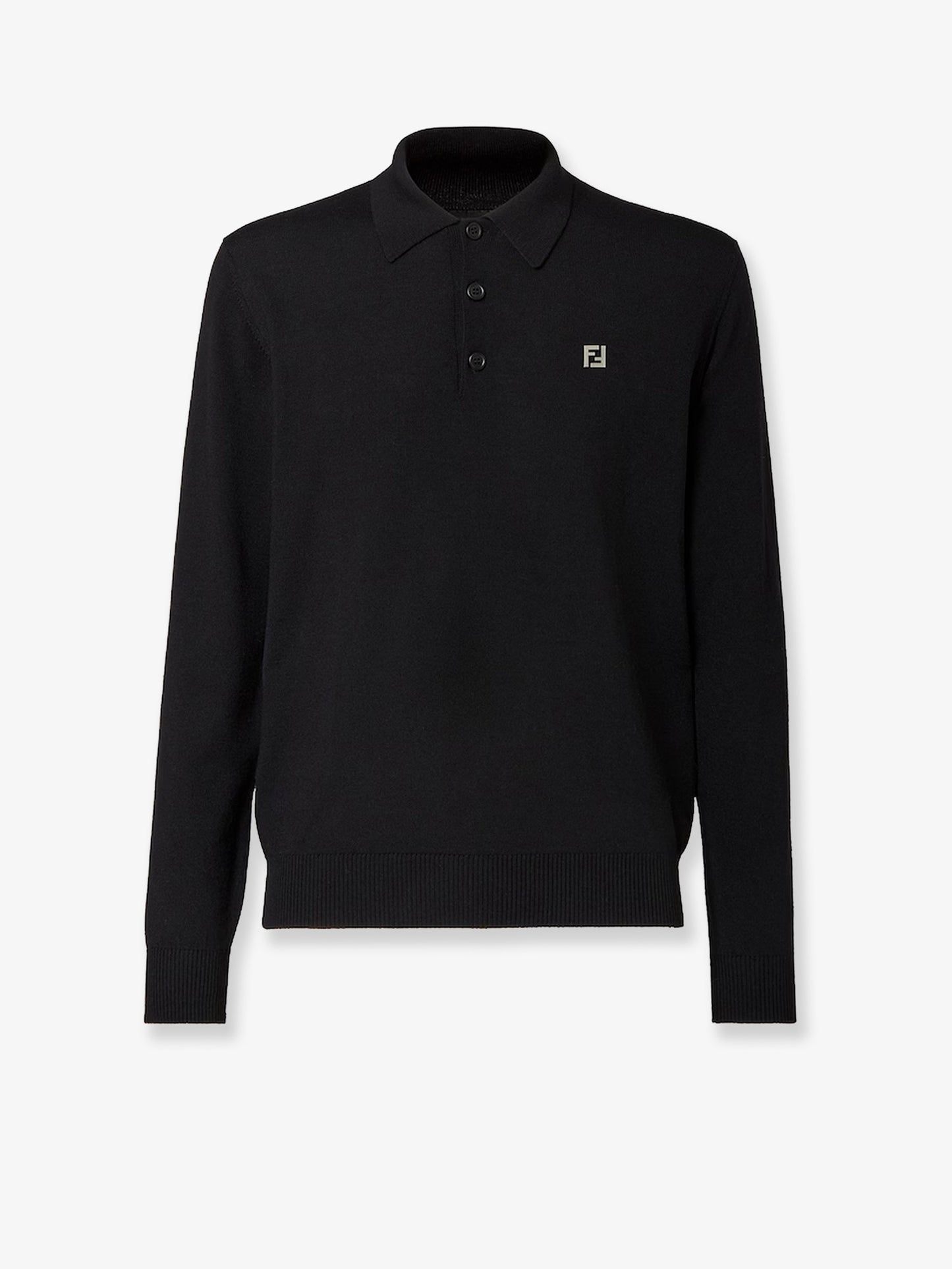 Virgin wool polo shirt