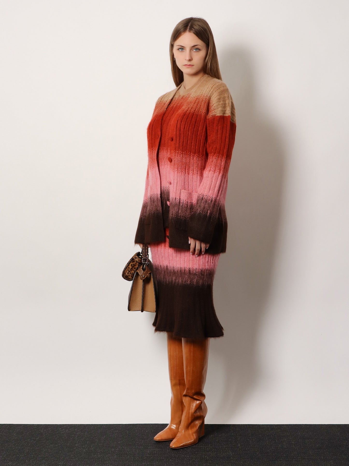 Mohair blend cardigan