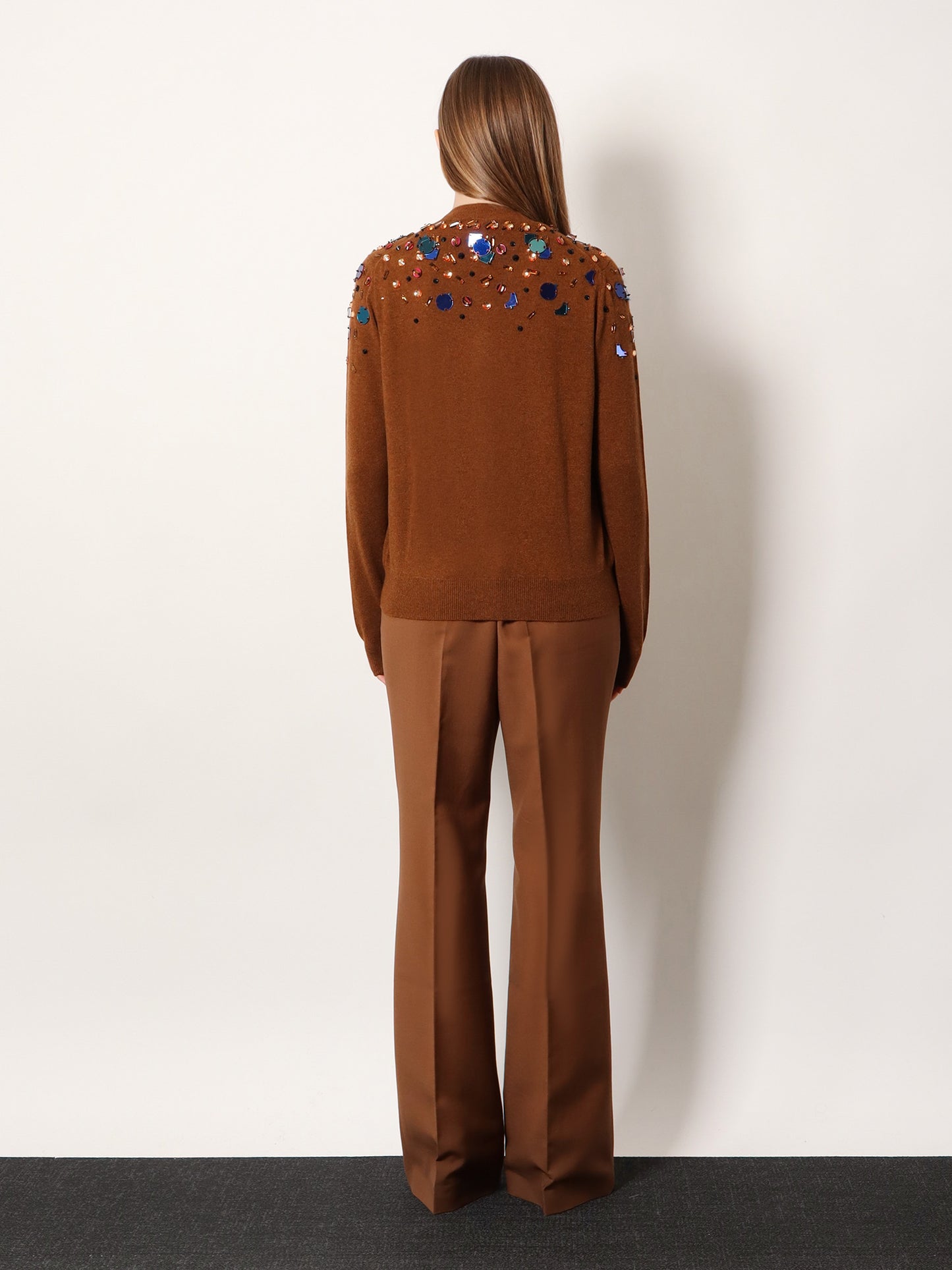 Cardigan in lana e cashmere