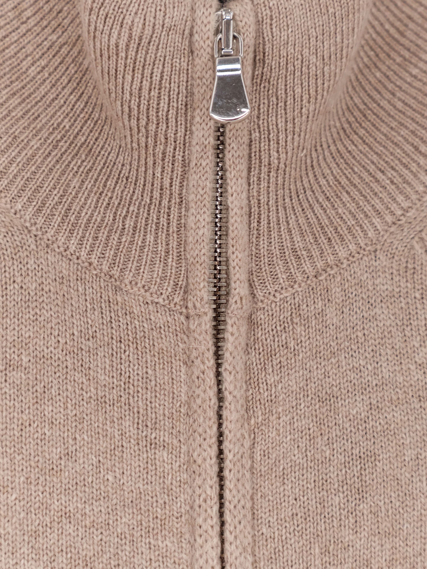 Superfine merino wool and cashmere cardigan