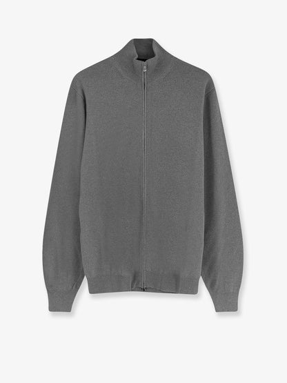 Superfine merino wool and cashmere cardigan thumbnail