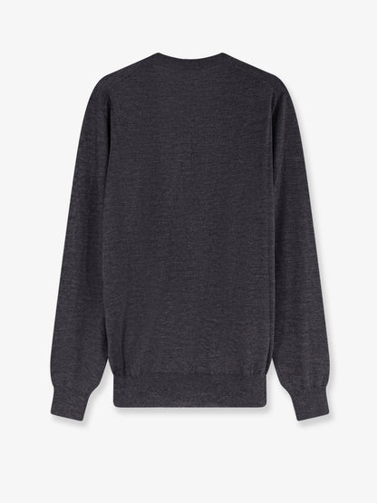 Superfine merino wool, silk and cashmere sweater thumbnail
