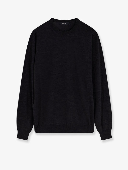 Superfine merino wool, silk and cashmere sweater