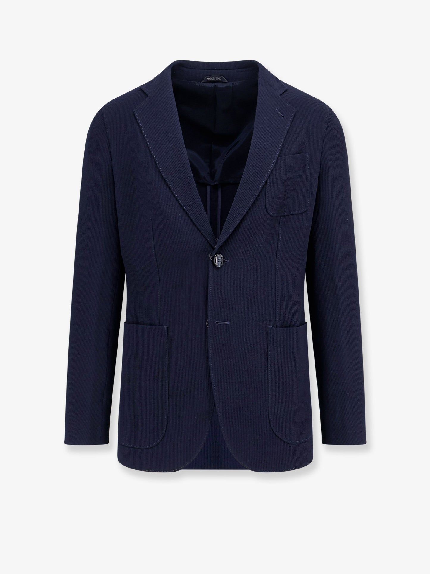 Virgin wool and viscose blazer