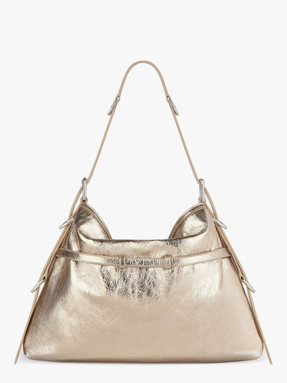 Voyou metallized leather shoulder bag thumbnail