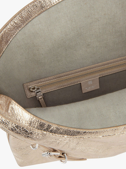 Voyou metallized leather shoulder bag thumbnail