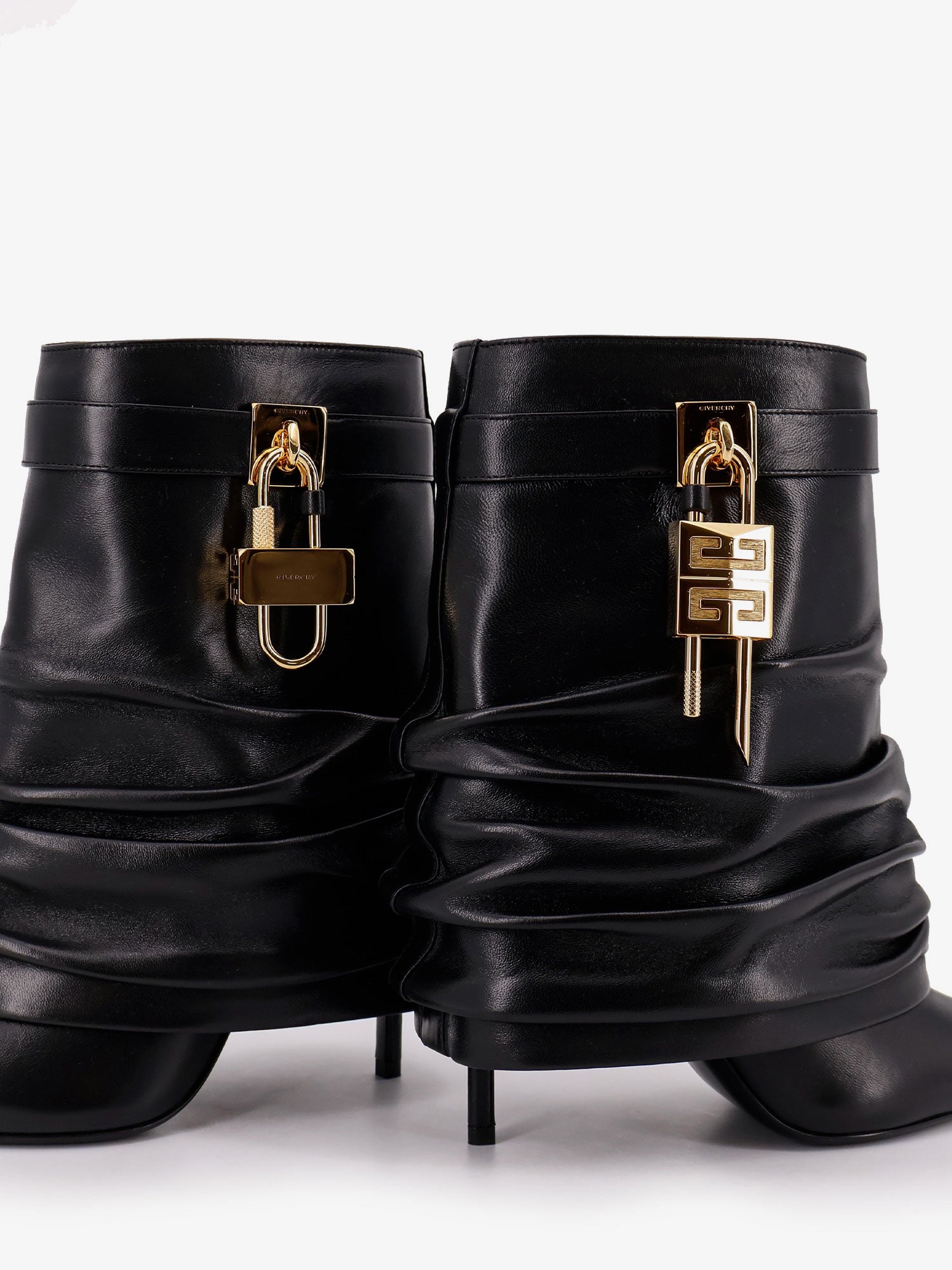 Shark Lock Stiletto leather ankle boots GIVENCHY - Nugnes1920