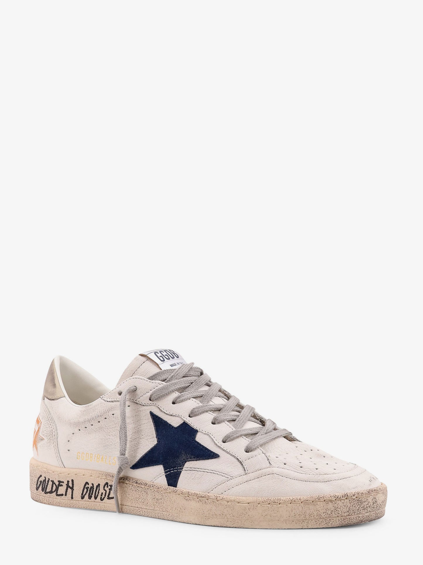 Ball-Star leather sneakers with embossed iconic detail