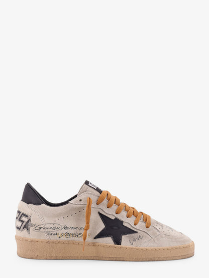 Ball Star low-top suede sneakers with used effect thumbnail