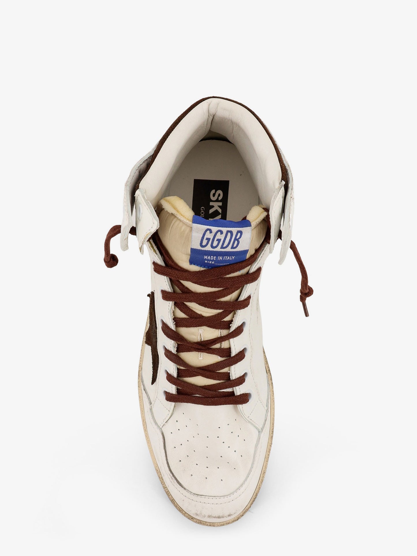Sky Star high-top leather sneakers