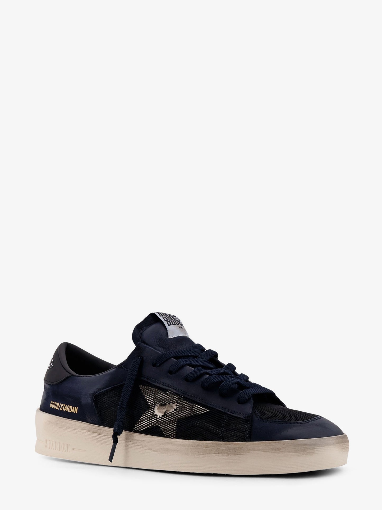 Stardan under net star low-top leather sneakers