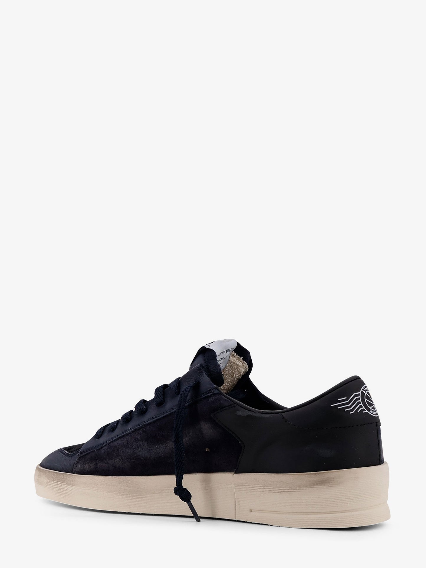 Stardan under net star low-top leather sneakers