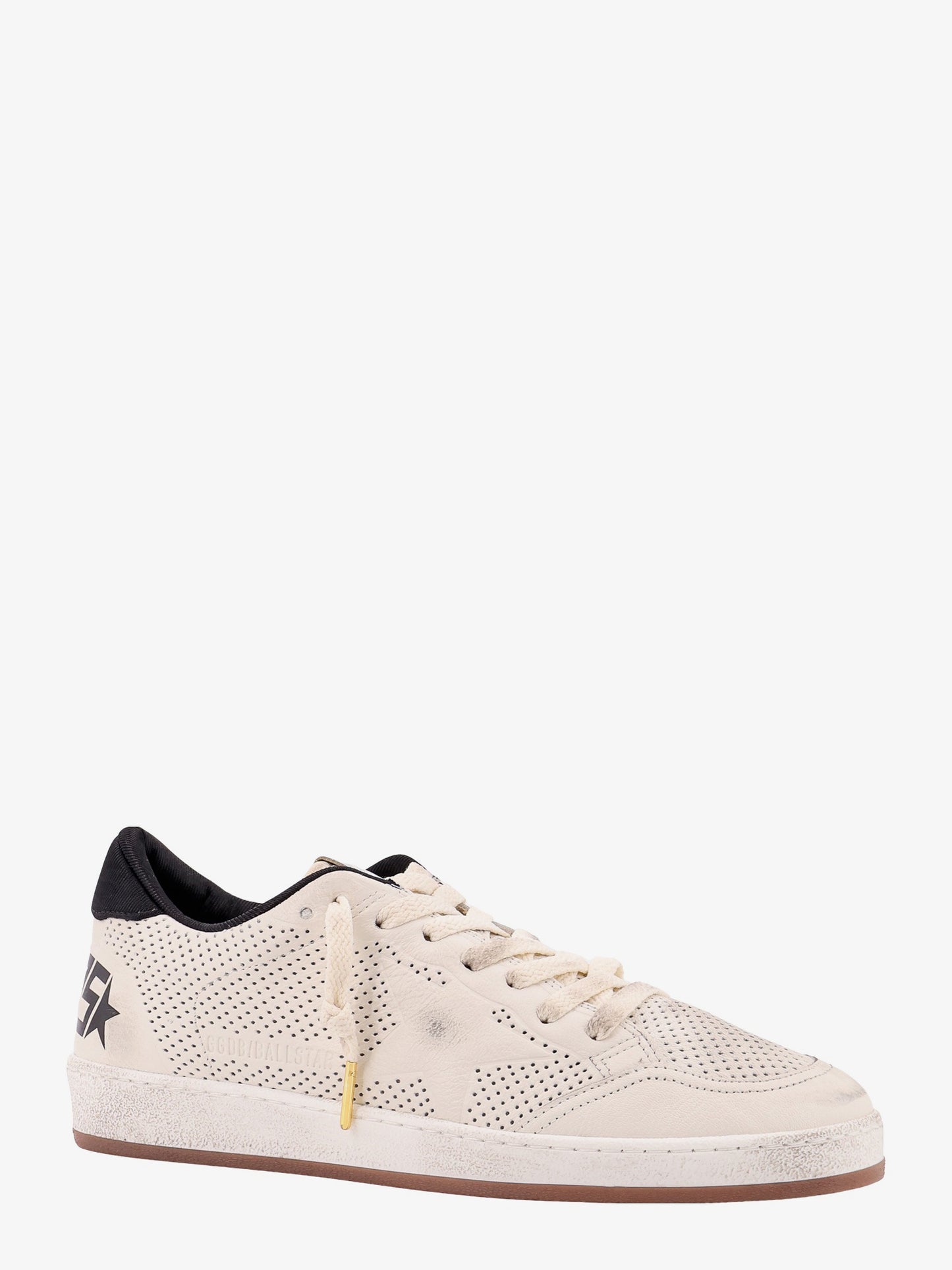 HF Ball Star perforated leather sneakers