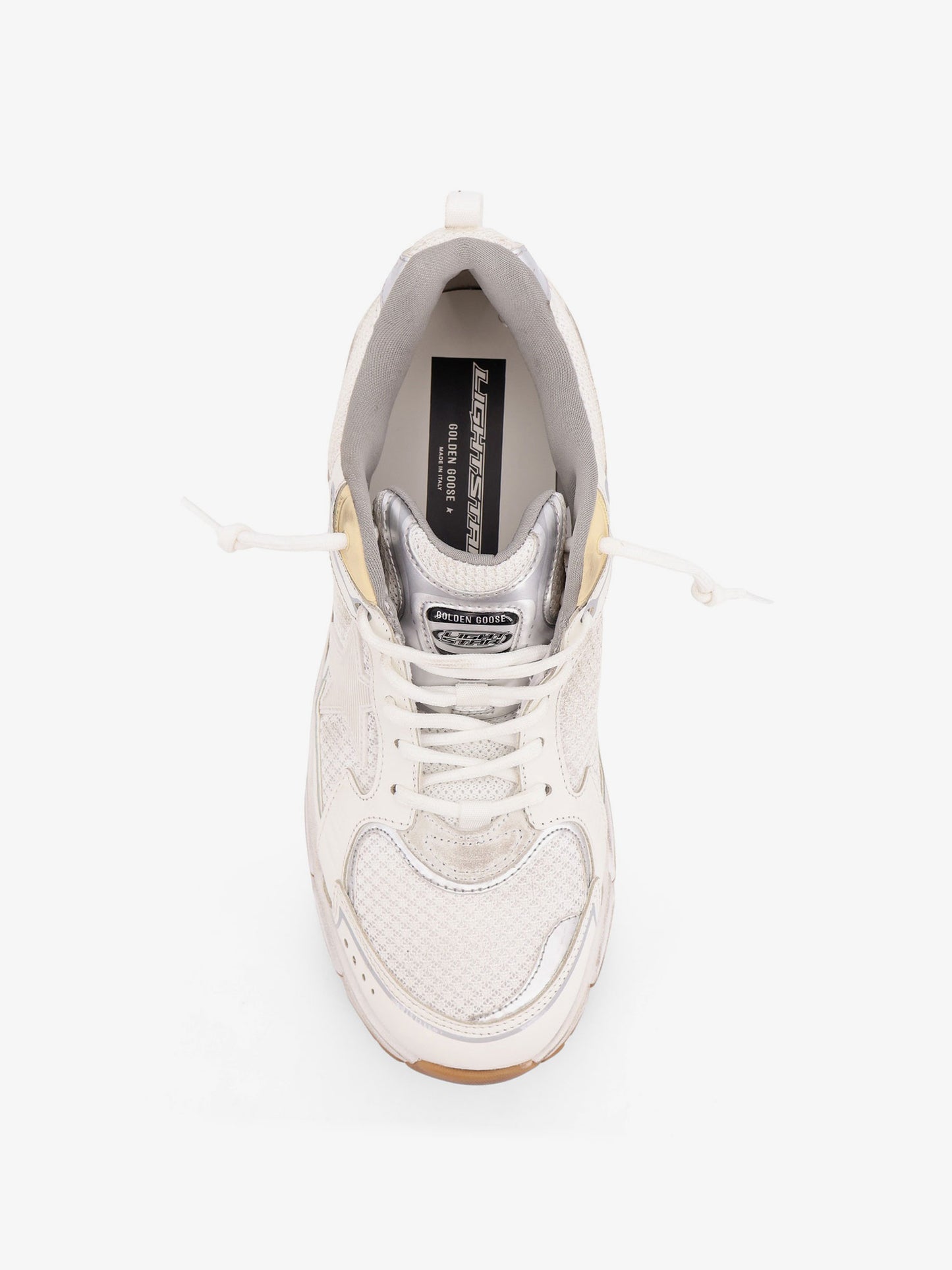 Lightstar mesh sneakers with leather inserts