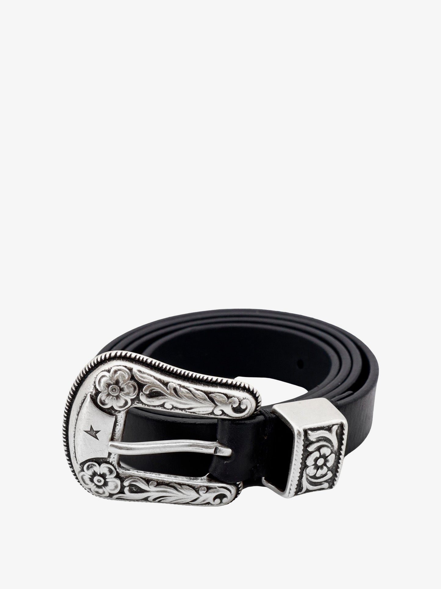 Hip lace leather belt