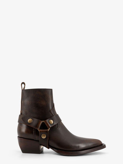 Debbie Distressed leather boots thumbnail