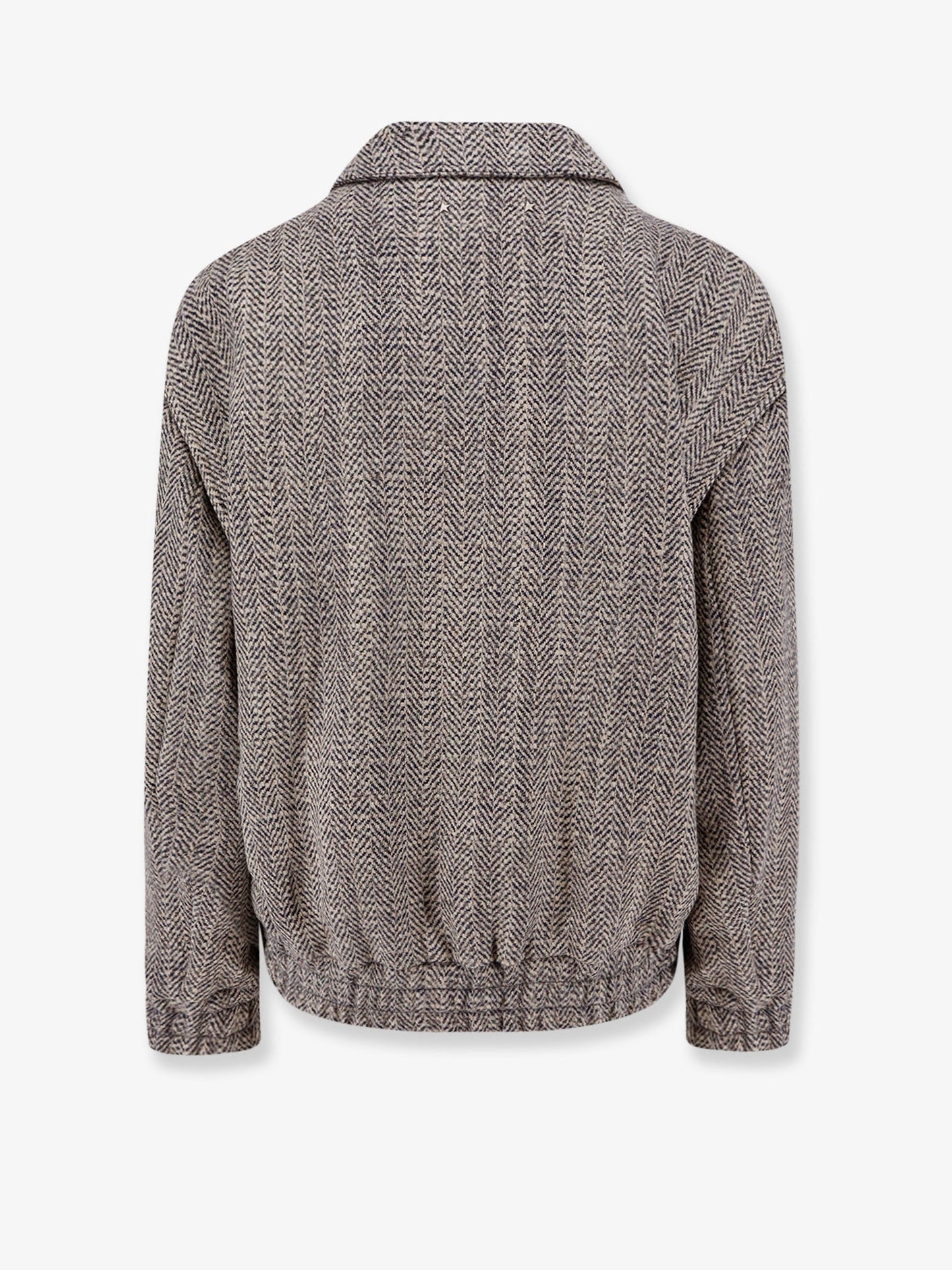 Herringbone fabric jacket