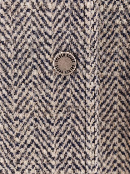 Herringbone fabric jacket thumbnail