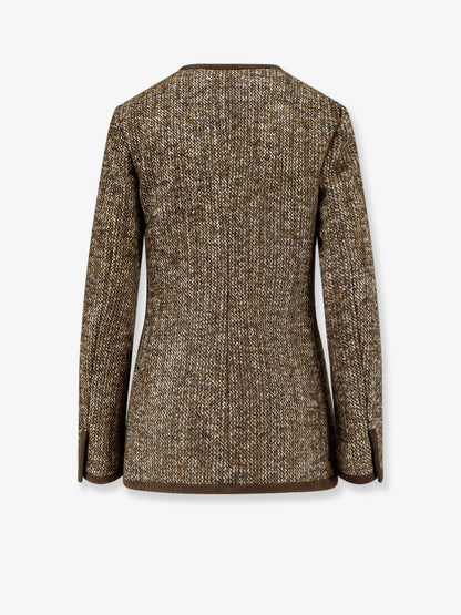 Boxy Fit wool blend blazer thumbnail