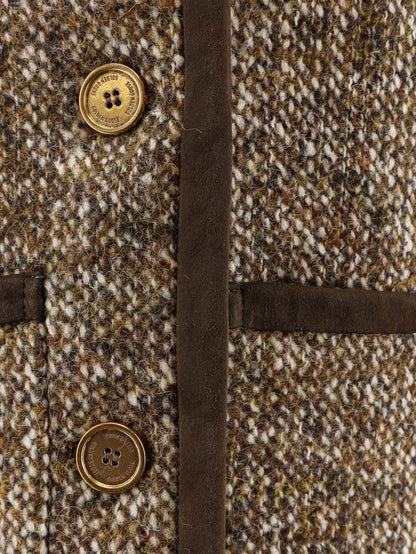 Boxy Fit wool blend blazer thumbnail