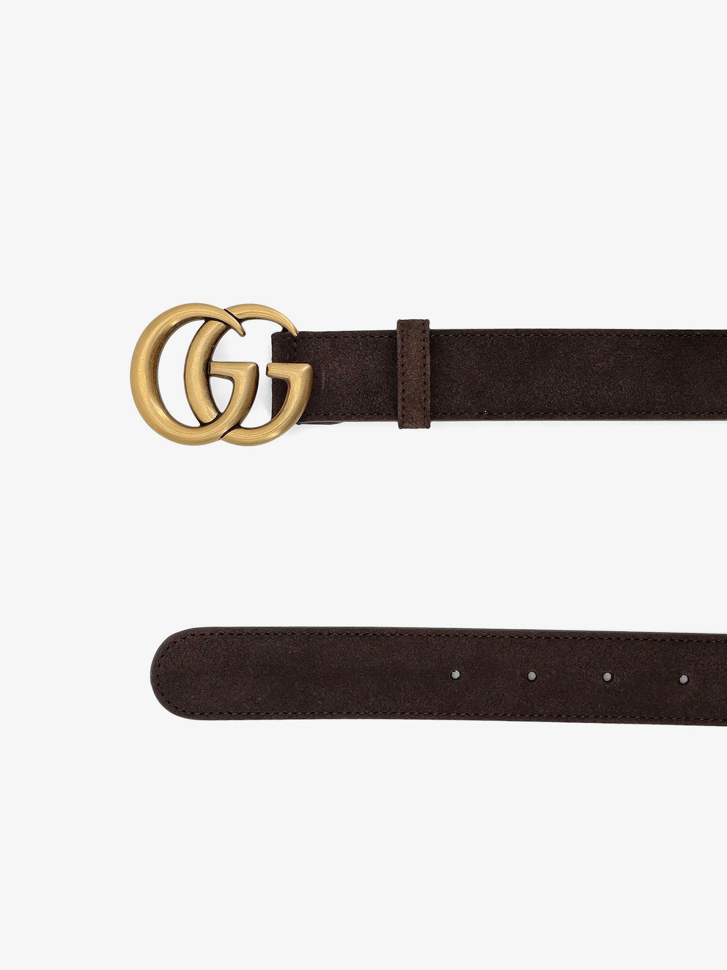 Suede belt