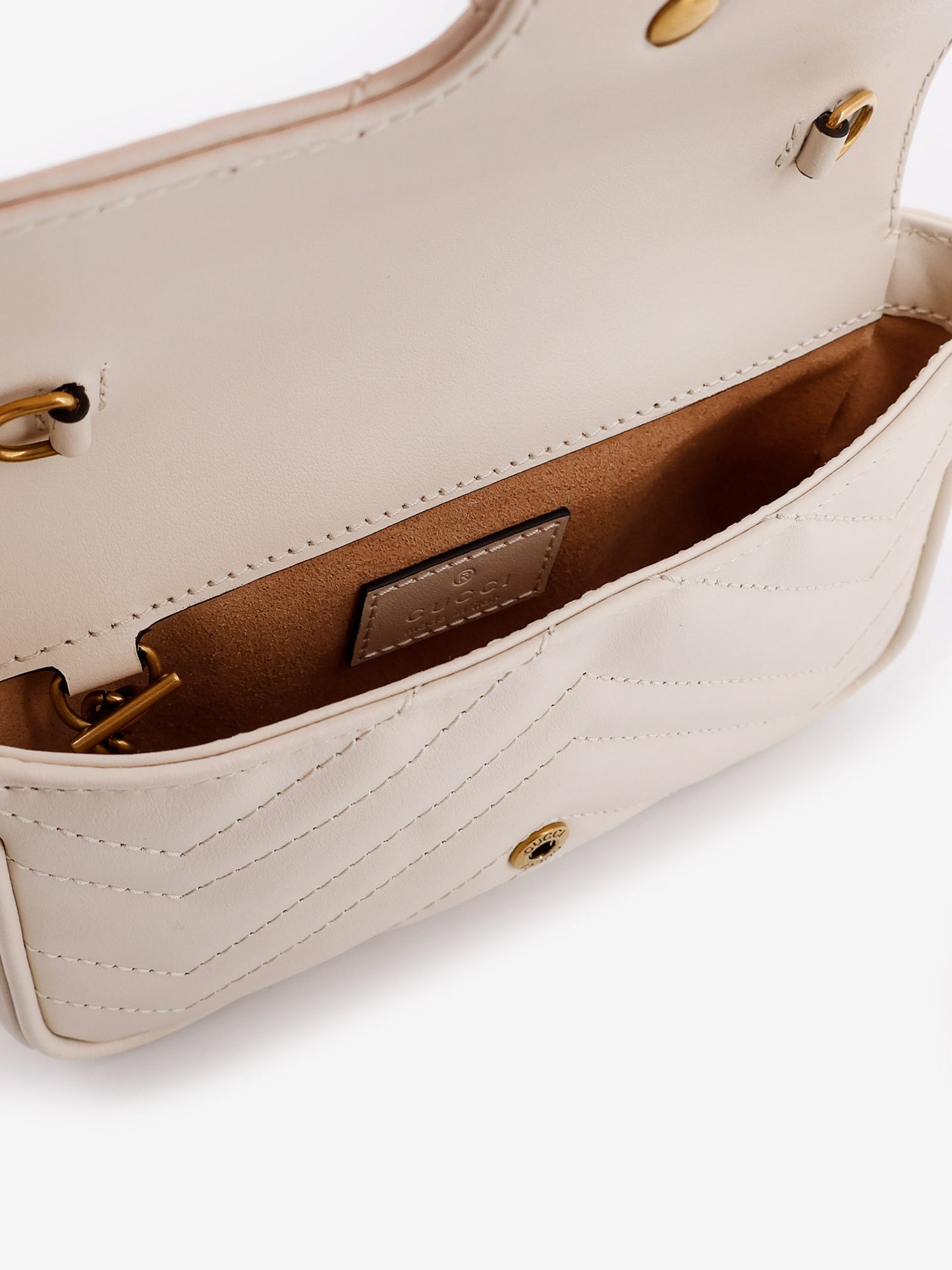 Borsa a tracolla GG Marmont in pelle matelassé