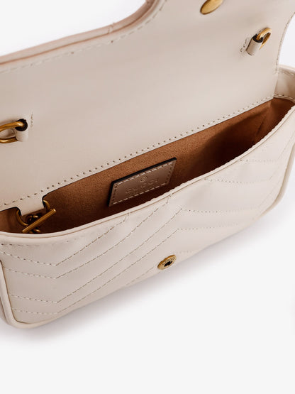 Borsa a tracolla GG Marmont in pelle matelassé thumbnail