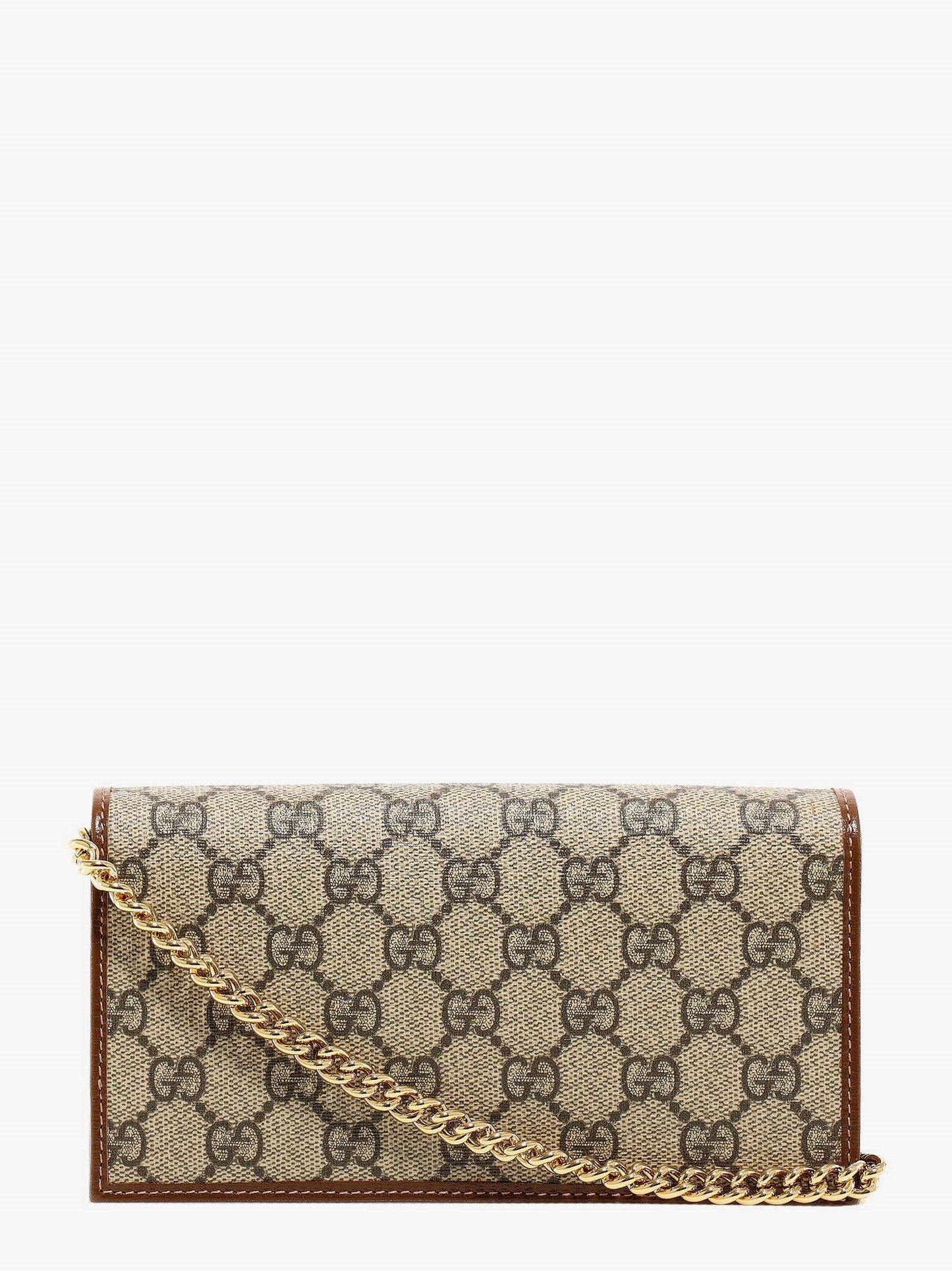 GG Supreme fabric and leather shoulder bag