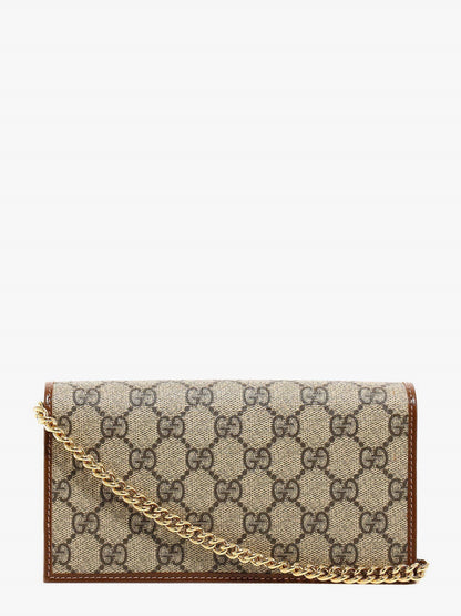 GG Supreme fabric and leather shoulder bag thumbnail