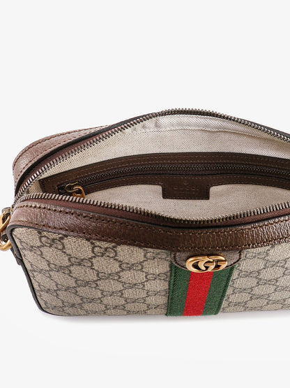 Ophidia GG Supreme Fabric and leather crossbody bag thumbnail