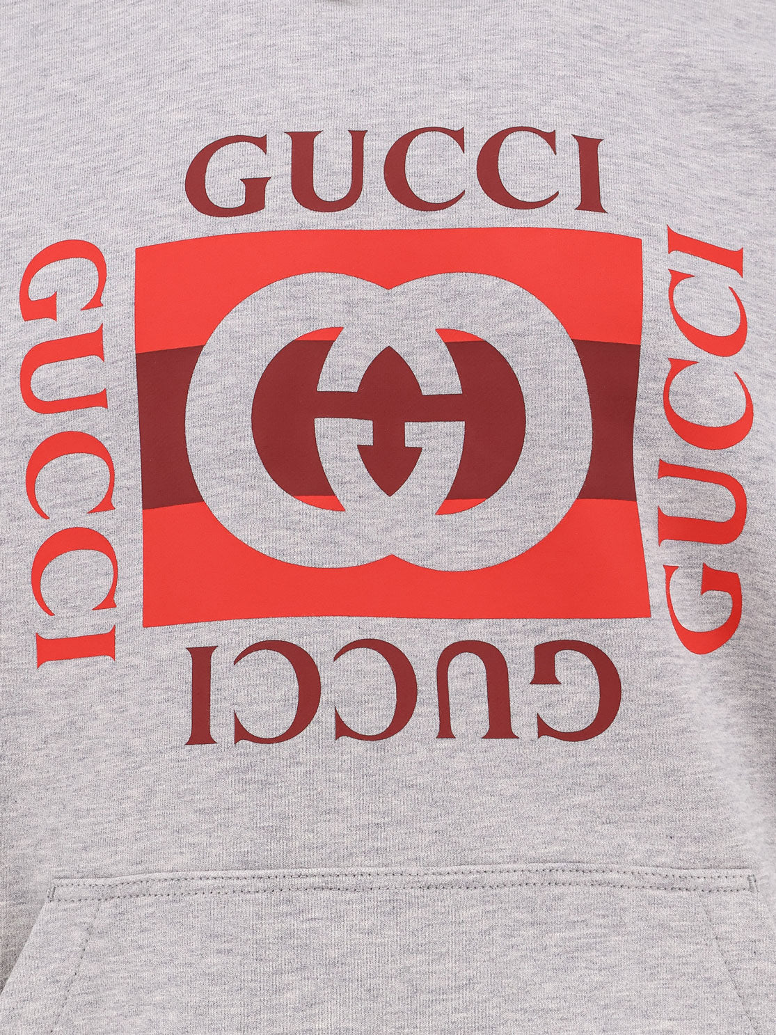 Cotton hooded sweatshirt GUCCI - Nugnes1920