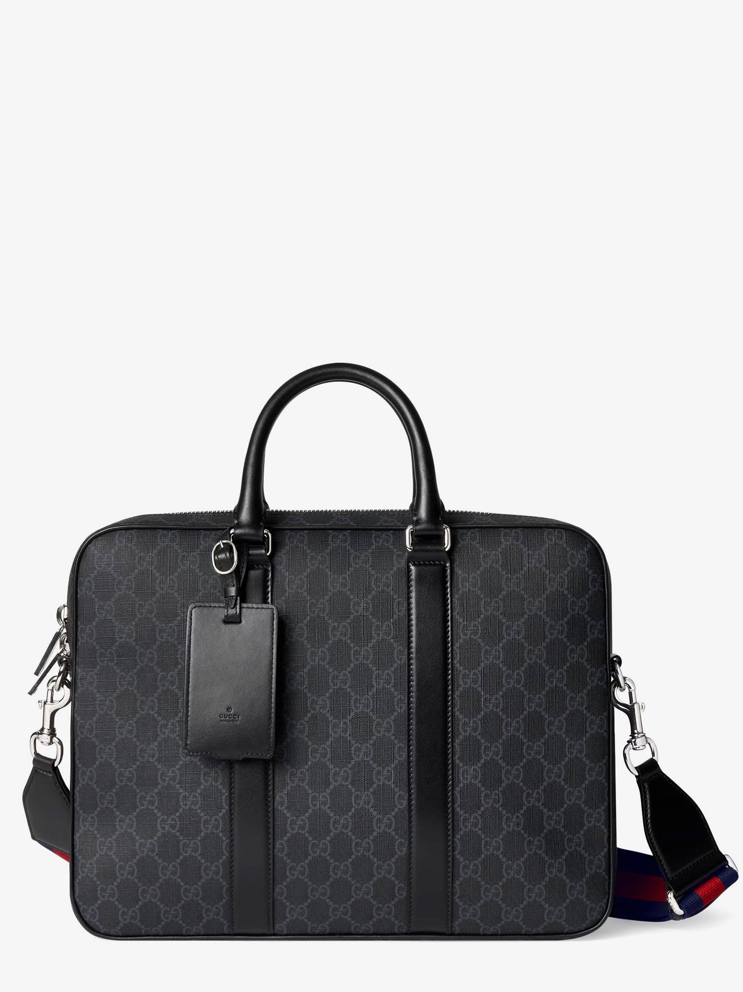 GG Supreme fabric and leather briefcase