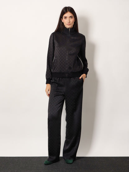 Viscose blend sweatshirt with all-over GG motif thumbnail