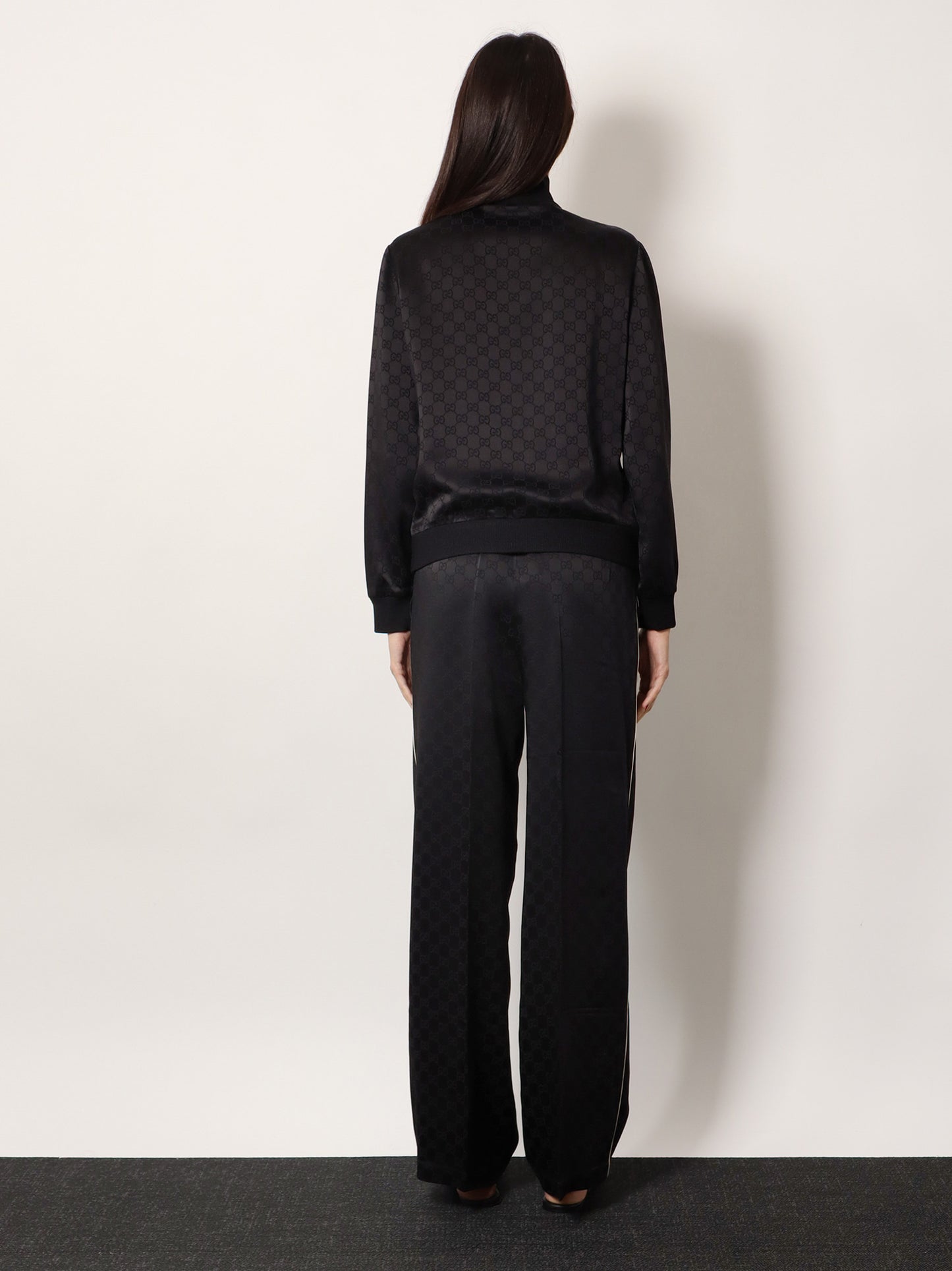 Viscose blend sweatshirt with all-over GG motif