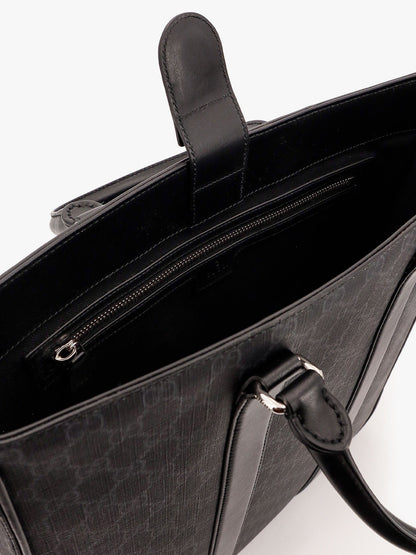 Borsa shopping in tessuto gg supreme con tracolla thumbnail